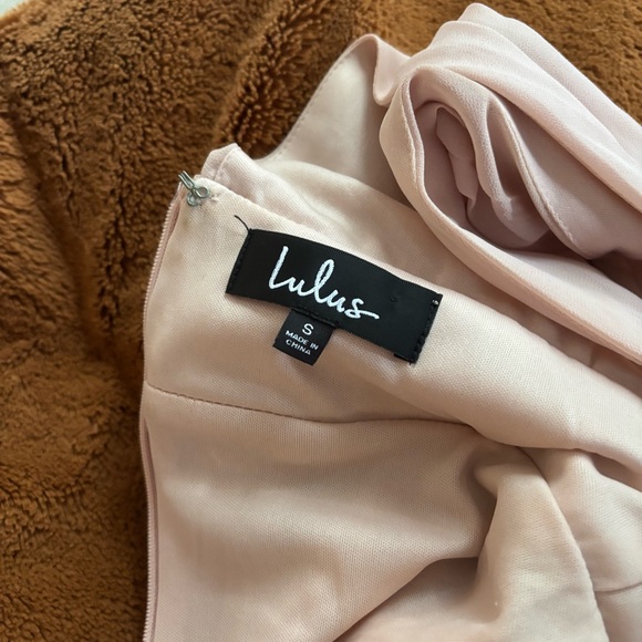 Lulu's | Size S | Blush Pink Maxi Dress with Slit - Picture 7 of 9